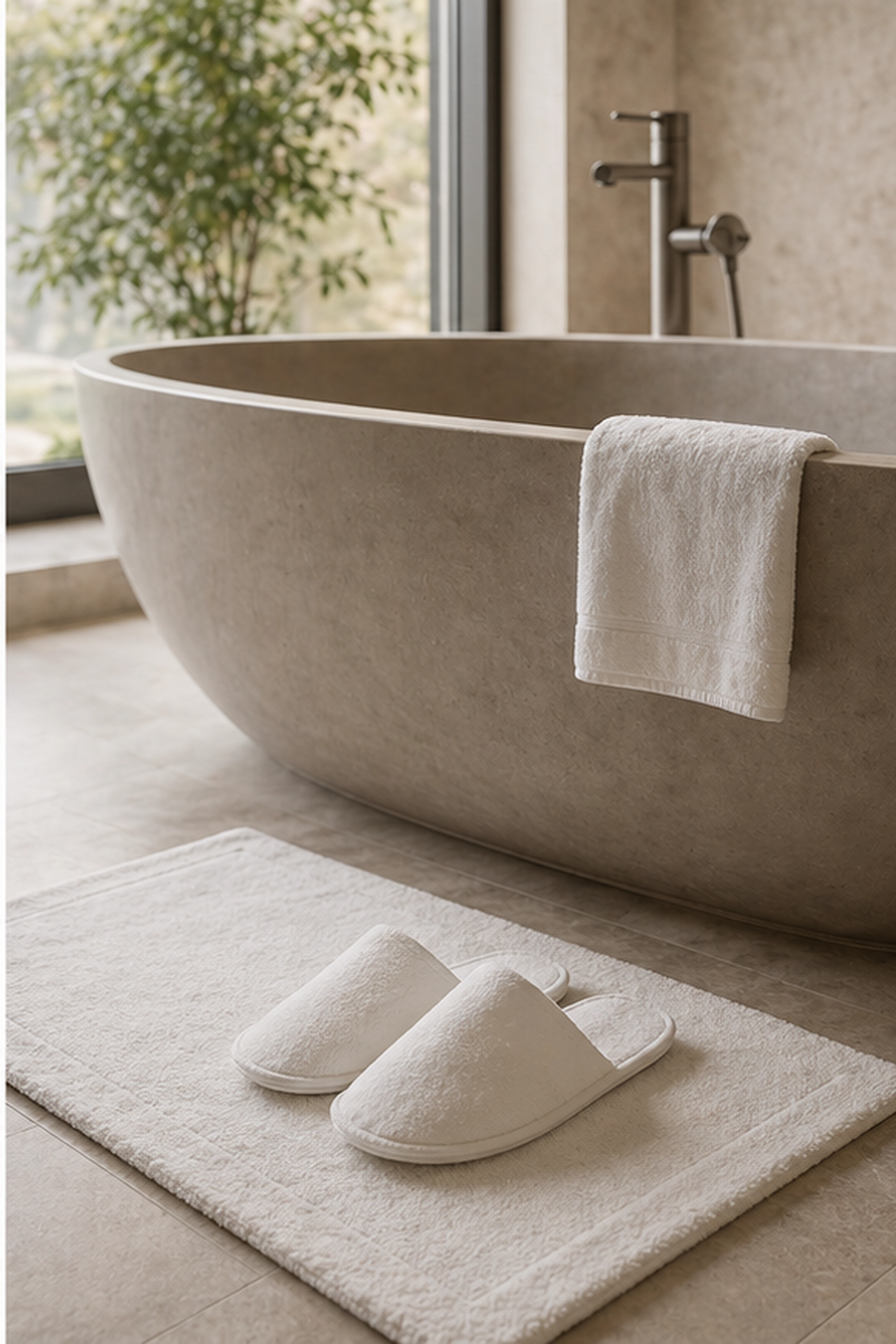 Slipper and bath mat product detail