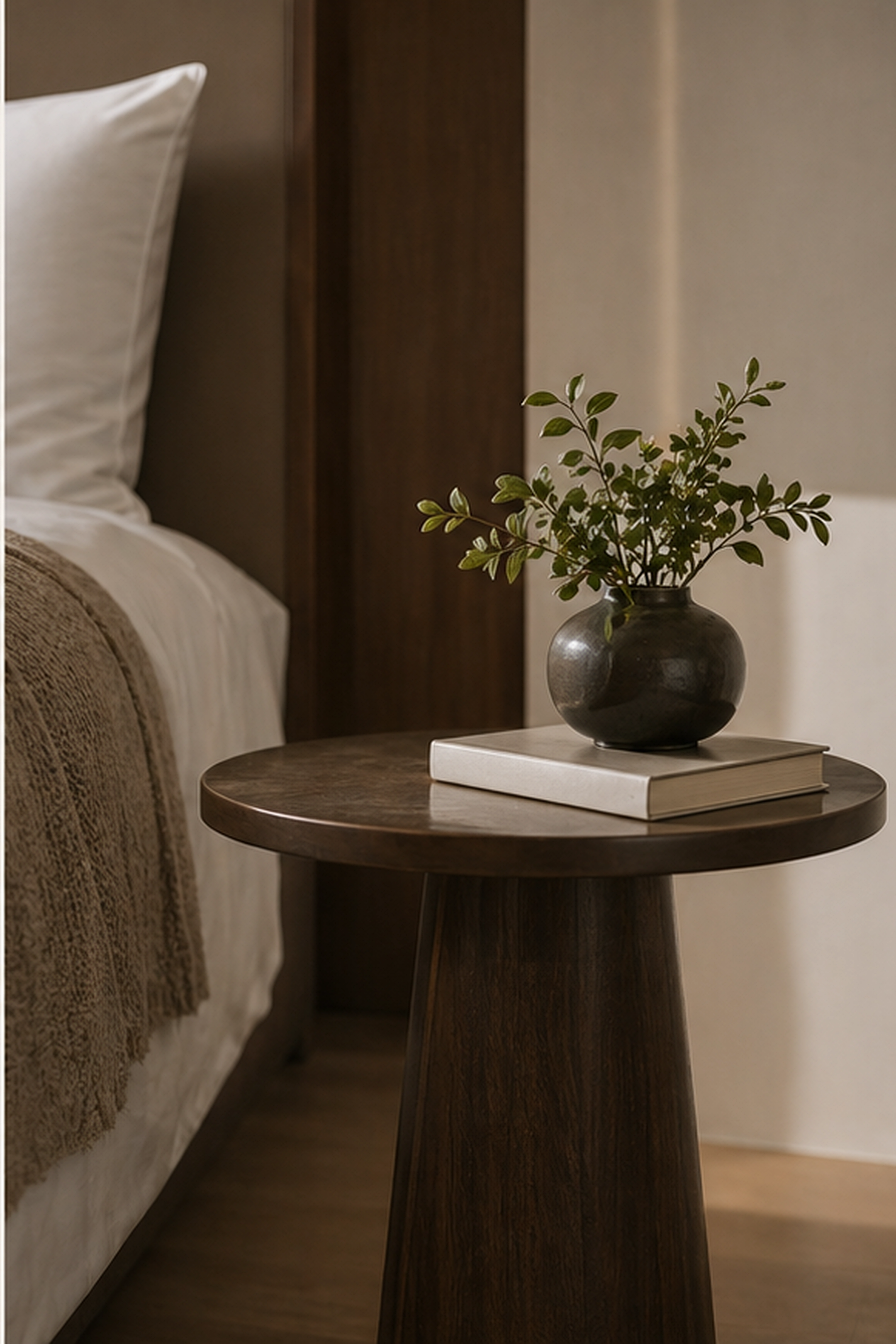 Side table and support piece detail